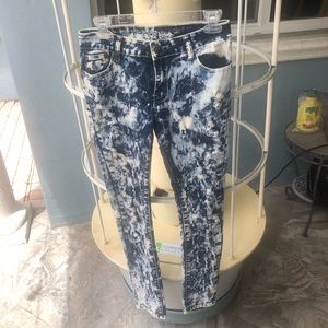 U W D Distressed Blue Jeans.  Size 7.  Like New